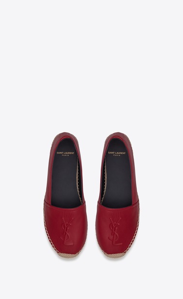 monogram espadrille in lambskin